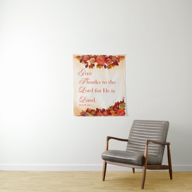 Give Thanks Tapestry (In Situ)