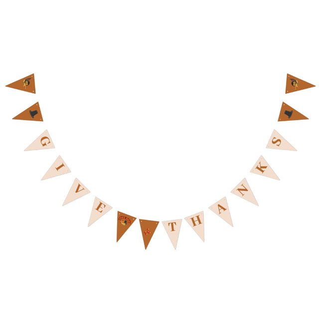 Give Thanks Thanksgiving Bunting (Creator Uploaded)