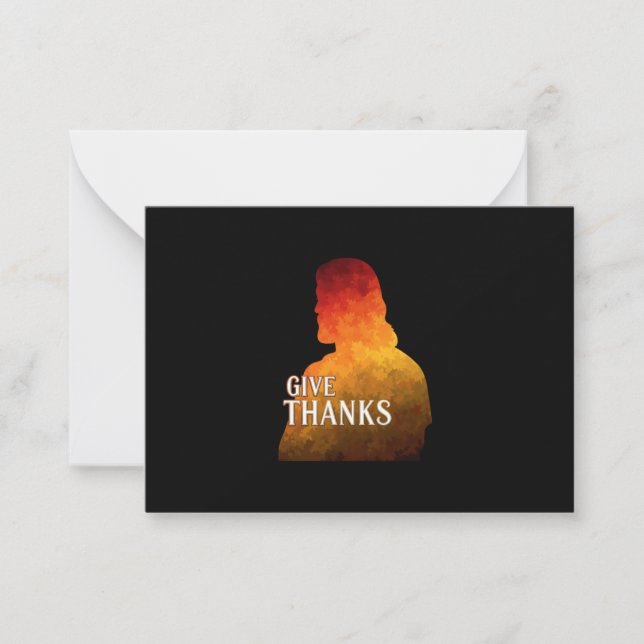 GIVE THANKS THANKSGIVING CARD (Front)