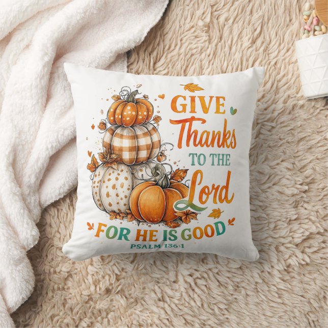 Give Thanks To...  Cushion (Blanket)
