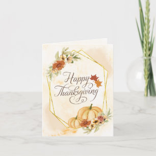 Give Thanks to the Lord Bible Verse Thanksgiving Card