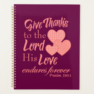 Give Thanks to the Lord Christian Planner