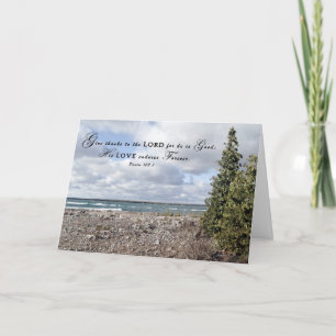 Give Thanks to the Lord - Congratulations Card