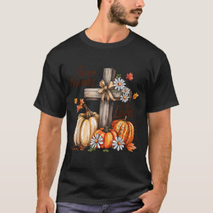 Give Thanks To The Lord Fall Pumpkin Thanksgiving  T-Shirt