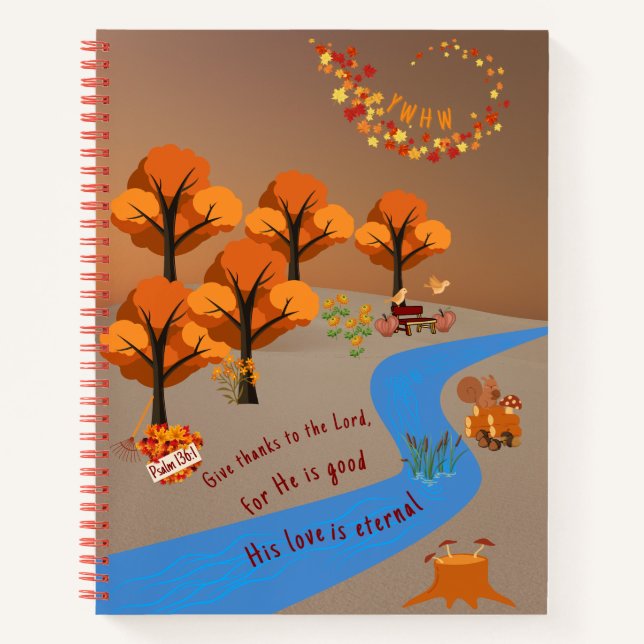 Give Thanks to the Lord Notebook (Front)