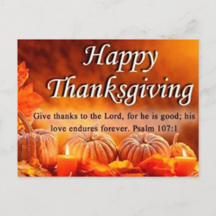 Give Thanks to the Lord Postcard
