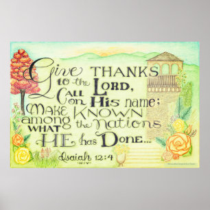 Give Thanks to the Lord Wall Art