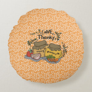 Give Thanky Round Cushion