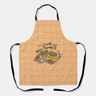 "Give Thanky'" Turkey and Harvest Apron