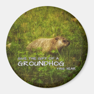 Give the gift of a Groundhog this year magnet