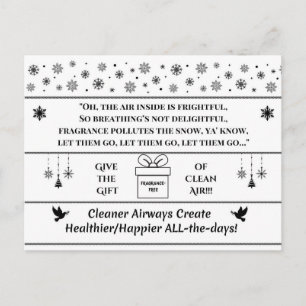 Give the Gift of Clean Air Holiday Postcard