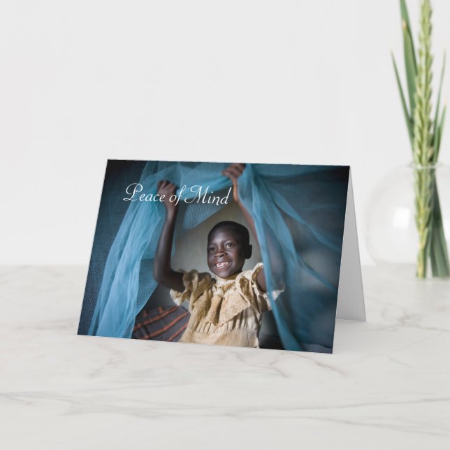 Give the Gift of Life - Give a Bed... - Customised Holiday Card (Front)