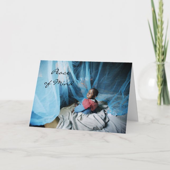 Give the Gift of Life - Give a Bed... - Customised Holiday Card (Front)