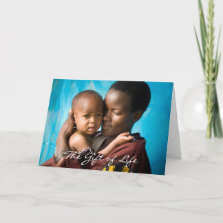 Give the Gift of Life - Give a Bed Net Holiday Card