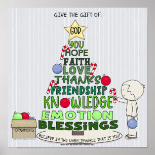 Give the Gift of:  Word Tree Poster