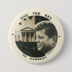 Give the Key to Kennedy 7.5 Cm Round Badge