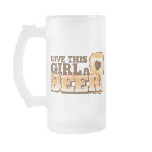 GIVE THIS GIRL A BEER design from The Beer Shop