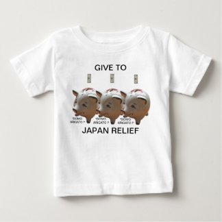 GIVE TO JAPAN RELIEF "DOMO ARIGATO !" BABY T-Shirt