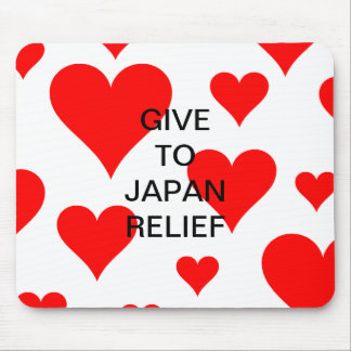 GIVE TO JAPAN RELIEF MOUSE MAT