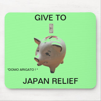 GIVE TO JAPAN RELIEF MOUSE MAT