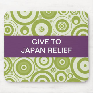 GIVE TO JAPAN RELIEF SEISMIC WAVES MOUSE MAT