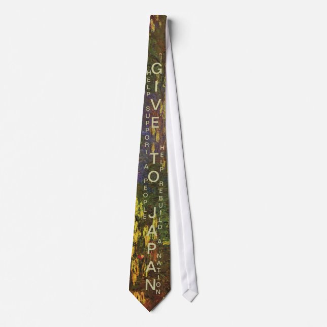 GIVE TO JAPAN TIE (Front)