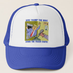 Give Trump the Boot down the trash chute hat