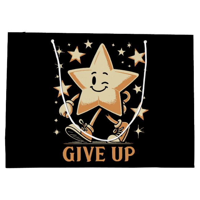 Give Up Large Gift Bag (Back)