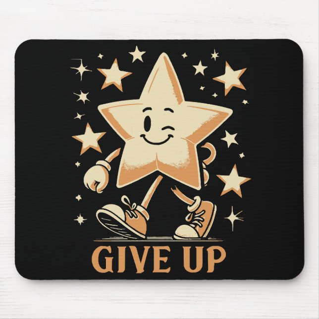 Give Up Mouse Mat (Front)