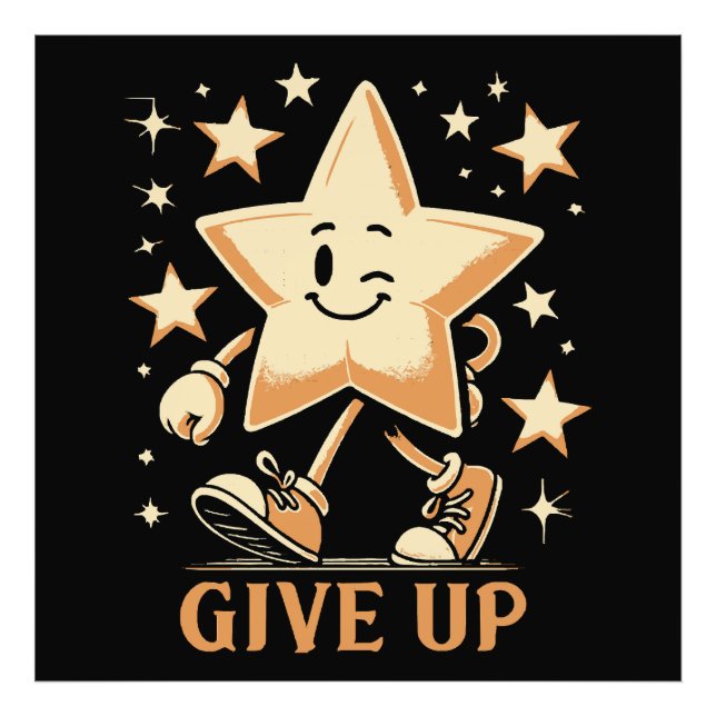 Give Up Photo Print (Front)