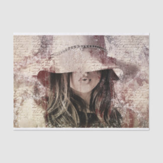 Give Us a Kiss! Decoupage Tissue Paper