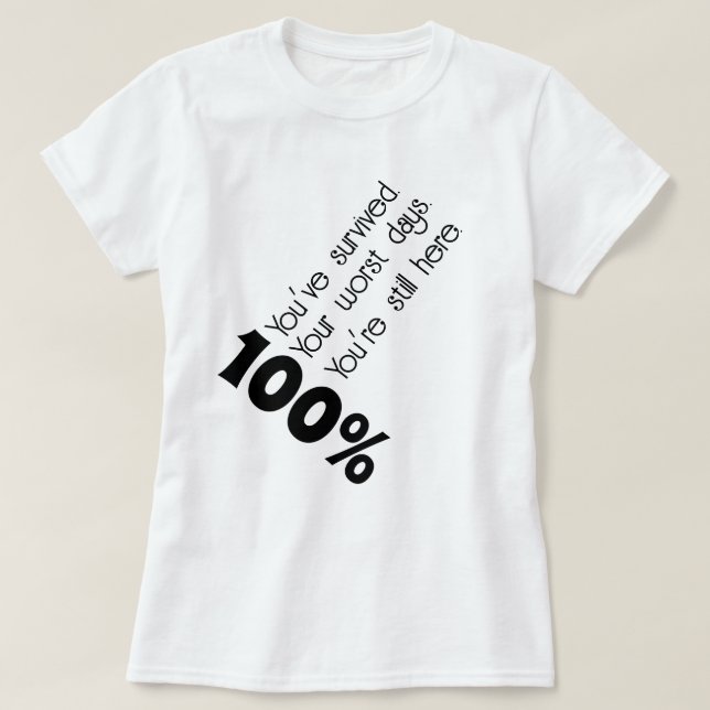 Give your 100% motivational T-Shirt (Design Front)