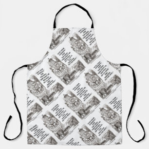 Give Your Evidence Don't Be Nervous Wonderland Apron