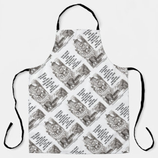 Give Your Evidence Don't Be Nervous Wonderland Apron