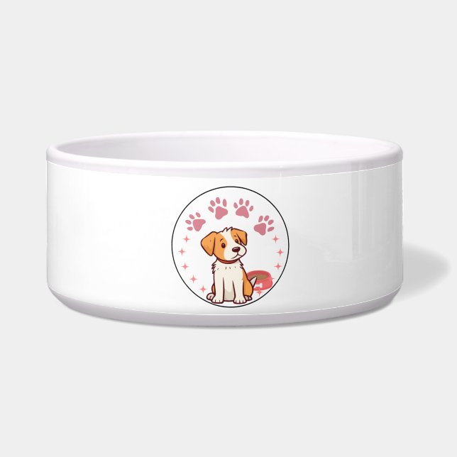 Give your furry friend a new cute food bowl (Front)