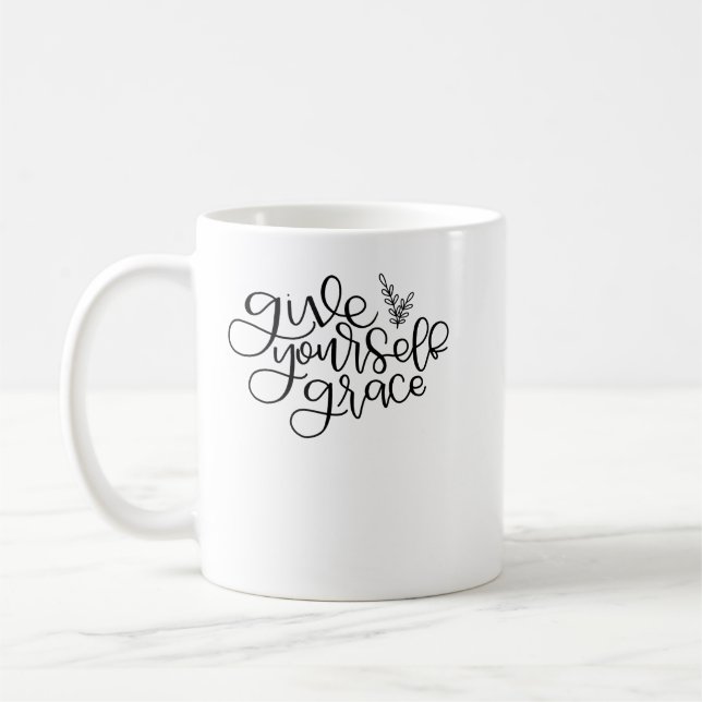 give yourself grace coffee mug (Left)