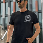 Giveaway Small Business Logo Promotional Branding  T-Shirt<br><div class="desc">Simple Logo and Text Business Custom, for small businesses, teams, and entrepreneurs looking to showcase their brand, Promote your business with a sleek, custom personalised t-shirt that features your logo and business name in a clean, professional layout. This Logo and Text Business, design is perfect for entrepreneurs, staff, content creators,...</div>