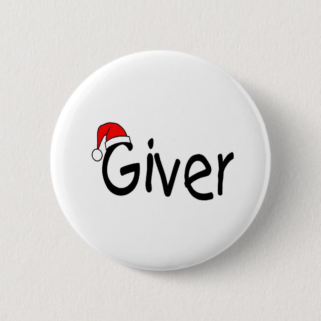 Giver 6 Cm Round Badge (Front)