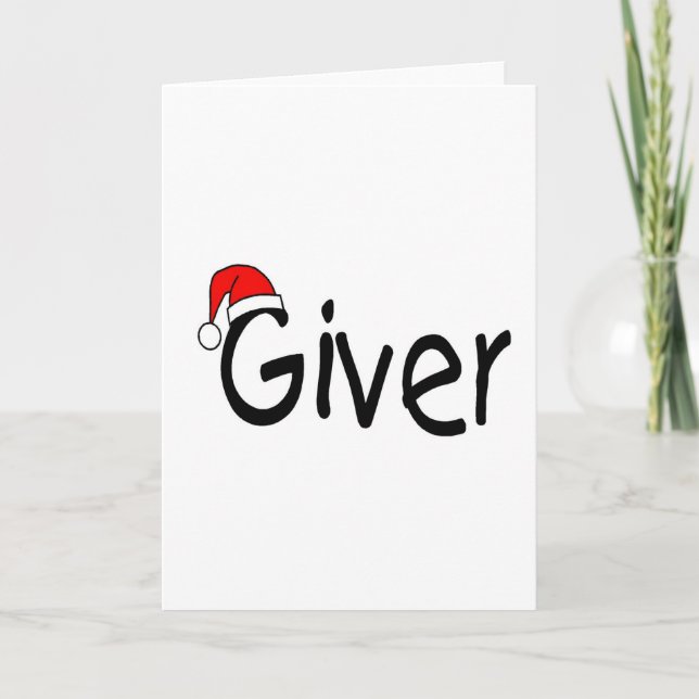 Giver Holiday Card (Front)