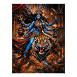 Giver of blessings Goddess Kali Poster