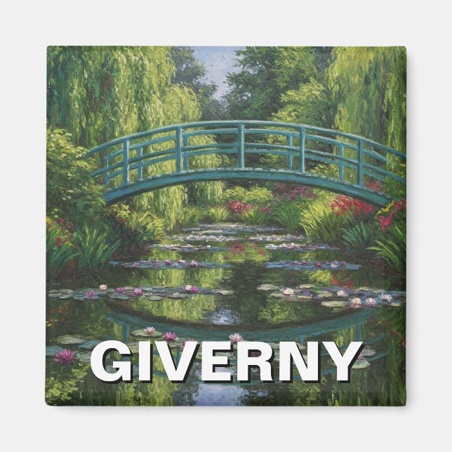 Giverny France Travel Magnet (Front)