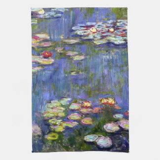 Giverny Water Lily Pond American MoJo Kitchen Towe Tea Towel