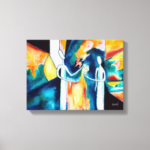 Giving 2 (Textured) Canvas Print