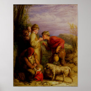 Giving a bite poster