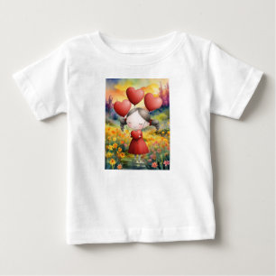 GIVING ALL THE LOVE IN HER HEART BABY T-Shirt