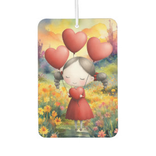 GIVING ALL THE LOVE IN HER HEART CAR AIR FRESHENER