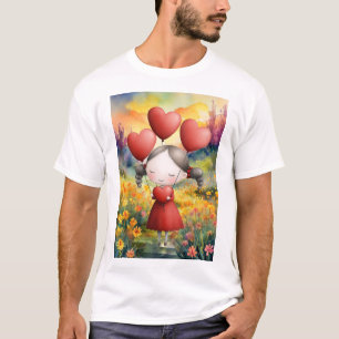 GIVING ALL THE LOVE IN HER HEART T-Shirt