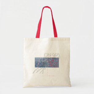 Giving and receiving flowers(lace) トートバッ tote bag