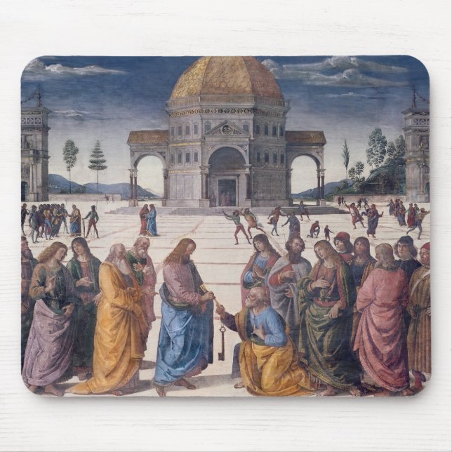 Giving of the Keys to St. Peter Mouse Mat (Front)