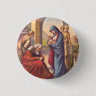 Giving the child John a name 3 Cm Round Badge